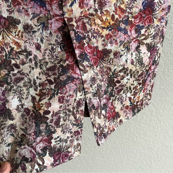 NWT ZARA floral-print pencil skirt - Picture 4 of 4